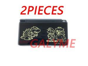 2 Pieces Mario World Case NDSL Shell DS LITE Case Nintendo World Housing Cover Game console Full Set Buttons Screws kit