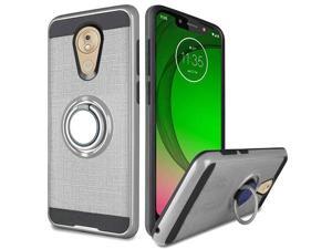 Moto G7 Optimo Slim Case Simplistic 360 Finger Ring Holder Cover Moto G7 Optimo Slim Case Simplistic 360 Finger Ring Holder Cover