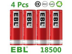 Lot   18500 1600mAh LI-ION Rechargeable Battery Batteries / 2-4 solt Charger