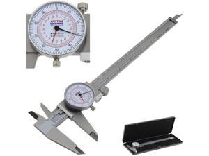 Dial Caliper 8" / 200mm Dual Reading Scale Metric SAE Standard INCH MM Anytime