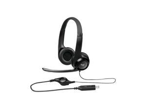 Logitech H390 USB Wired Stereo Gaming Headphone Line Control Music Over-Ear Headset with Microphone for Computer Office