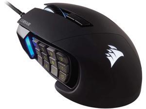 CORSAIR SCIMITAR RGB ELITE, MOBA/MMO Gaming Mouse Black Backlit RGB LED 18000 DPI Optical CORSAIR SCIMITAR RGB ELITE, MOBA/MMO Gaming Mouse Black Backlit RGB LED 18000 DPI Optical