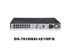 Hikvision DS-7616NXI-I2/16P/S 16ch 4K 1U POE AcuSense NVR Surveillance Network Video Recorder 4-ch Fcial Recognition