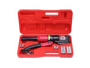 8 Ton Hydraulic Wire Battery Cable Lug Terminal Crimper Crimping Tool + Red Case 8 Ton Hydraulic Wire Battery Cable Lug Terminal Crimper Crimping Tool + Red Case