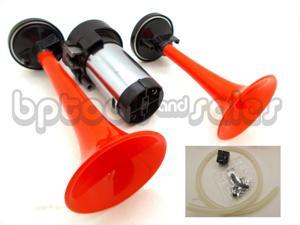 12 Volt Air Horn Dual 12V Kit Super Loud Trumpet Air Horn Car Truck Boat RV 12 Volt Air Horn Dual 12V Kit Super Loud Trumpet Air Horn Car Truck Boat RV