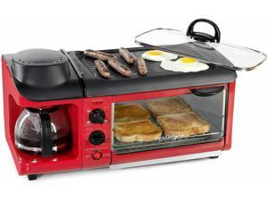 Retro 3-in-1 Family Size Electric Breakfast Ston Retro 3-in-1 Family Size Electric Breakfast Ston