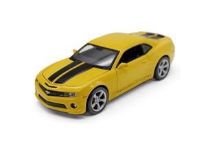 Maisto 1:24 Chevrolet Camaro Bumblebee alloy super toy car model For with Steering wheel control front wheel steering toy car
