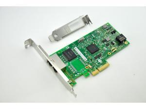 2 Port PCIe Gigabit Ethernet Server Adapter 10/100/1000Mbps Network Card I350-T2
