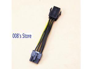 10CM Graphics Card Line 6 Pin Transfer To 8 Pin Graphics Line 18AWG Cable