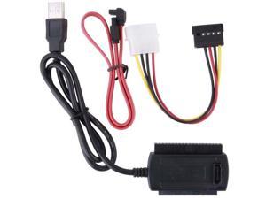SATA/PATA/IDE Drive to USB 2.0 Adapter Converter Cable for 2.5/3.5 Inch Hard Drive Hot Worldwide Adapter Converter Cable