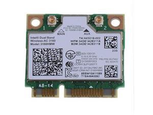wireless card for intel Dual Band 3160AC 3160 ac Intel 3160HMW ac  2.4g 5G BT4.0 Mini PCIe WiFi for dell asus acer sony