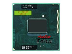 Intel Core i7-2640M i7 2640M SR03R 2.8 GHz Dual-Core Quad-Thread CPU Processor 4M 35W Socket G2 / rPGA988B