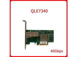 QLE7340 HCA card network card Infiniband QSFP PCI-E 2.0 x8 1-Port 40Gbps Host Channel Adapter For Qlogic