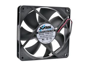 RDM1225S 12cm 120mm fan 120x120x25mm 12025 DC12V 0.23A 2 wires 2pin inverted exhaust type cooling fan for chassis power supply