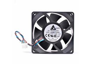AUB0712VH 70x70x25mm 70mm fan 7cm DC12V 0.56A 4pin speed control pwm high air volume cooling fan for server chassis CPU