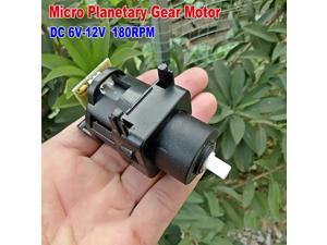 Micro DC6V-12V 7.5RPM Slow Speed Mini Turbo Worm Gearbox Gear Motor Large Torque 