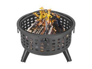26” Round Lattice Fire Bowl Black 26” Round Lattice Fire Bowl Black