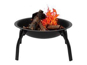 22" Four - legged Folding Iron Brazier Wood Burning Fire Pit Decoration for Backyard Poolside 22" Four - legged Folding Iron Brazier Wood Burning Fire Pit Decoration for Backyard Poolside