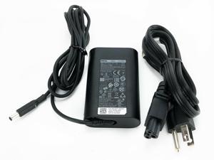 Genuine Dell AC Adapter DA45NM131 LA45NM131 0CDF57 For XPS 12 L221X XPS 13 9343 9350 9360 Ultrabook Laptop Charger 19.5V 2.31A 45W with Power Cord OEM