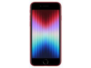 Refurbished Apple iPhone SE 3rd Gen A2595 Fully Unlocked 64GB Red Grade A