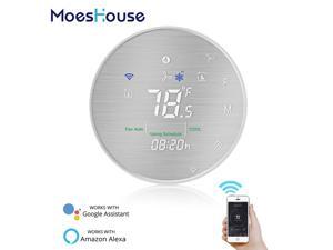 Smart Heat Pump 24V Thermostat Temperature Controller Smart Life/Tuya APP Remote Control,Works with Alexa Google Home Smart Heat Pump 24V Thermostat Temperature Controller Smart Life/Tuya APP Remote Control,Works with Alexa Google Home