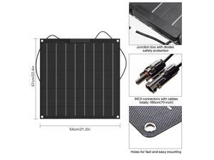 Black 50w flexible panel made of 50w , outdoor travel power generation Black 50w flexible panel made of 50w , outdoor travel power generation
