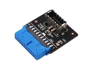 USB Header Adapter Type C USB 3.1 Front Panel Socket USB 3.0 19Pin Header Male Extension Adapter for Motherboard PC USB Header Adapter Type C USB 3.1 Front Panel Socket USB 3.0 19Pin Header Male Extension Adapter for Motherboard PC