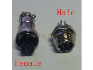 10 pcs =5pcs male + 5pcs femaleGX12 12mm 5 pin aviation connector plug socket 10 pcs =5pcs male + 5pcs femaleGX12 12mm 5 pin aviation connector plug socket
