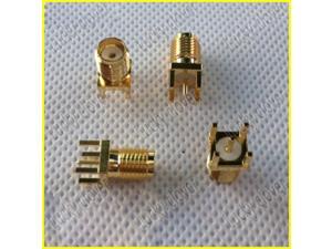 gold plated PCB Mount Right angle SMA Female Plug Straight RF connector Adapter rp-sma gold plated PCB Mount Right angle SMA Female Plug Straight RF connector Adapter rp-sma