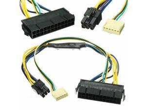 ATX Main 24-Pin to 6-Pin PSU Power Adapter Cable 18AWG for HP Systems