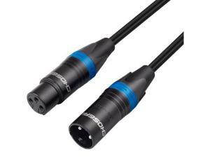 Choseal QS6766 XLR Microphone Cable Male to Female Balanced 3 PIN Microphone Sound XLR Extension Cord Cable