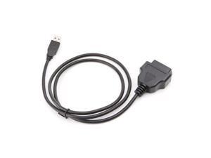 16Pin OBD2 To USB Port Charger Adapter Cable Connector Diagnostic Tool 16Pin OBD2 To USB Port Charger Adapter Cable Connector Diagnostic Tool