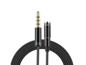 1.5M 4-Poles 3.5mm Male to Female Audio Cable Headphone Earphone Extension Cable 1.5M 4-Poles 3.5mm Male to Female Audio Cable Headphone Earphone Extension Cable