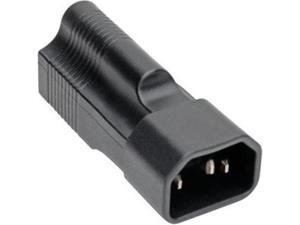 Tripp Lite P002-000 10A 125V NEMA 5-15R to C14 Power Cord Adapter Converter, Black Tripp Lite P002-000 10A 125V NEMA 5-15R to C14 Power Cord Adapter Converter, Black