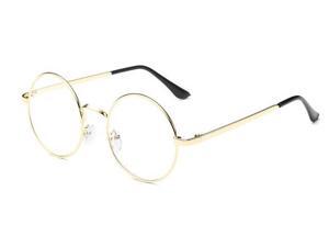 CORN YJ-7 Computer Reading Round Glasses Gaming Eyewear UV Protection, Anti Blue Rays, Anti Glare and Scratch Resistant Lens - Gold CORN YJ-7 Computer Reading Round Glasses Gaming Eyewear UV Protection, Anti Blue Rays, Anti Glare and Scratch Resistant Lens - Gold