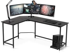 Ivinta Computer Desk Gaming Desk L Shaped Desk Office Desk Corner Desk Modern Writing Desk Executive Desk PC Gaming Desk Study Desk for Small Space (Black) Ivinta Computer Desk Gaming Desk L Shaped Desk Office Desk Corner Desk Modern Writing Desk Executive Desk PC Gaming Desk Study Desk for Small Space (Black)