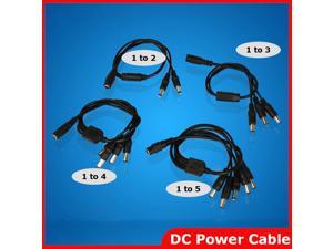 4pcs 1 to 2/3/4/5 Port DC Power Splitter power Adapter Cable Male to Female 5.5 x 2.1 mm Plug for Led Strip CCTV Camera 4pcs 1 to 2/3/4/5 Port DC Power Splitter power Adapter Cable Male to Female 5.5 x 2.1 mm Plug for Led Strip CCTV Camera