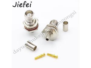 100PCSLOT TNC jack crimp RG58 LMR195 RG142 cable with nut RF female CONNECTOR Selling 100PCSLOT TNC jack crimp RG58 LMR195 RG142 cable with nut RF female CONNECTOR Selling