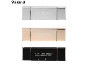 3 in 1 USB3.1 OTG Card Reader TF Micro SD to Type-c Card Reader Support SD/Mini SDHC/TF/SDHC for Phone for Macbook for Tablet PC 3 in 1 USB3.1 OTG Card Reader TF Micro SD to Type-c Card Reader Support SD/Mini SDHC/TF/SDHC for Phone for Macbook for Tablet PC