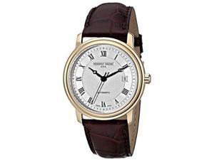 frederique constant men's fc303mc4p5 classics automatic silver roman numerals dial watch