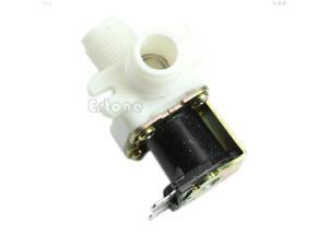 QTJUST DC 12V Electric Solenoid Valve Magnetic N/C Water Air Inlet Flow Switch 1/2 Hot