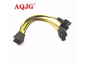 10pcs/Lot 6-pin PCI Express to 2 x PCIe 8 (6+2) pin Motherboard Graphics Video Card PCI-e GPU VGA Splitter Power data Cable 10pcs/Lot 6-pin PCI Express to 2 x PCIe 8 (6+2) pin Motherboard Graphics Video Card PCI-e GPU VGA Splitter Power data Cable