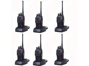 Big sale 6pcs walkie-talkie Radio Transmitter Transceiver BF 888S bf888s forTwo Way Radio ham CB radios de comunicacion