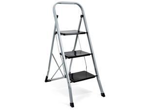 3 Step Ladder Folding Step Stool with Handgrip Lightweight Step Stool ladders with AntiSlip Sturdy and Wide Pedal MultiUse for Household and Office Portable Step Stool Steel 300lbs 3 Step 3 Step Ladder Folding Step Stool with Handgrip Lightweight Step Stool ladders with AntiSlip Sturdy and Wide Pedal MultiUse for Household and Office Portable Step Stool Steel 300lbs 3 Step