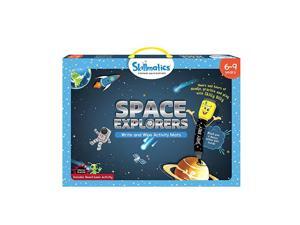 Educational Game Space Explorers 69 Years | Erasable and Reusable Activity Mats with 2 Dry Erase Markers | Learning Tools for Boys and Girls 6 7 8 9 Years Educational Game Space Explorers 69 Years | Erasable and Reusable Activity Mats with 2 Dry Erase Markers | Learning Tools for Boys and Girls 6 7 8 9 Years