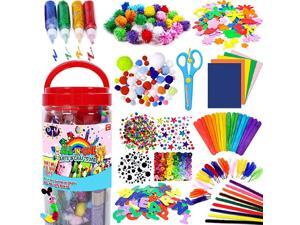 Arts and Crafts Supplies for Kids Craft Art Supply Kit for Toddlers Age 4 5 6 7 8 9 All in One DIY Crafting Collage Arts Set for Kids Arts and Crafts Supplies for Kids Craft Art Supply Kit for Toddlers Age 4 5 6 7 8 9 All in One DIY Crafting Collage Arts Set for Kids