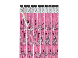 Pink I Love Paris Pencils Count