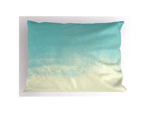 Mint Pillow Sham Abstract Gradient Color Tone Watercolor Background Creative Hazy Modern Art Decorative Standard Queen Size Printed Pillowcase 30quot X 20quot Green Seafoam Mint Pillow Sham Abstract Gradient Color Tone Watercolor Background Creative Hazy Modern Art Decorative Standard Queen Size Printed Pillowcase 30quot X 20quot Green Seafoam