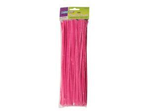 Chenille StemsPipe Cleaners 12 Inch x 4mm 100Piece Pink Chenille StemsPipe Cleaners 12 Inch x 4mm 100Piece Pink