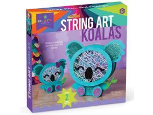 Stacked String Art Koalas Craft Kit Makes 2 Cute Koalas Stacked String Art Koalas Craft Kit Makes 2 Cute Koalas